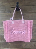 SUMMER Straw Tote tote BlueSkyeBoutique   BlueSkyeBoutique