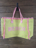 BEACH Terry Tote tote BlueSkyeBoutique   BlueSkyeBoutique