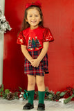 Kids' Festive Forest, Red Apparel & Accessories BlueSkyeBoutique   BlueSkyeBoutique