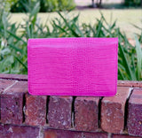 Bryn Clutch/Crossbody Hot Pink Purses BlueSkyeBoutique   BlueSkyeBoutique