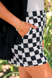 Checkerboard Checkered Skort Bottoms BlueSkyeBoutique   BlueSkyeBoutique
