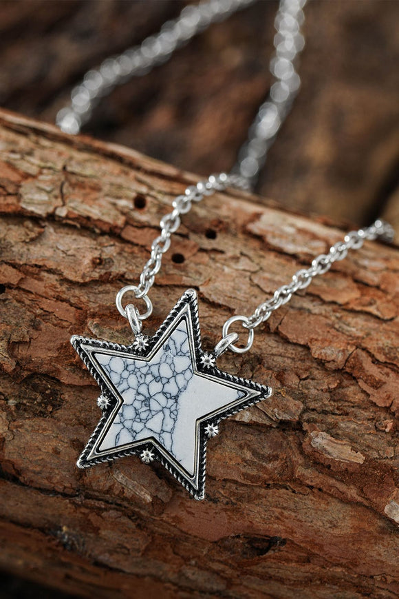 White Star Necklace necklaces BlueSkyeBoutique   BlueSkyeBoutique
