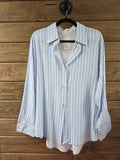 Brinkley Button-Up- Blue Shirts & Tops BlueSkyeBoutique   BlueSkyeBoutique