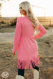 Scottsdale Suede Jacket-Pink Coats & Jackets BlueSkyeBoutique   BlueSkyeBoutique