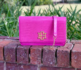 Bryn Clutch/Crossbody Hot Pink Purses BlueSkyeBoutique   BlueSkyeBoutique