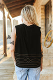RODEO STITCH TANK TOP Shirts & Tops BlueSkyeBoutique   BlueSkyeBoutique