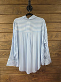 Brinkley Button-Up- Blue Shirts & Tops BlueSkyeBoutique   BlueSkyeBoutique