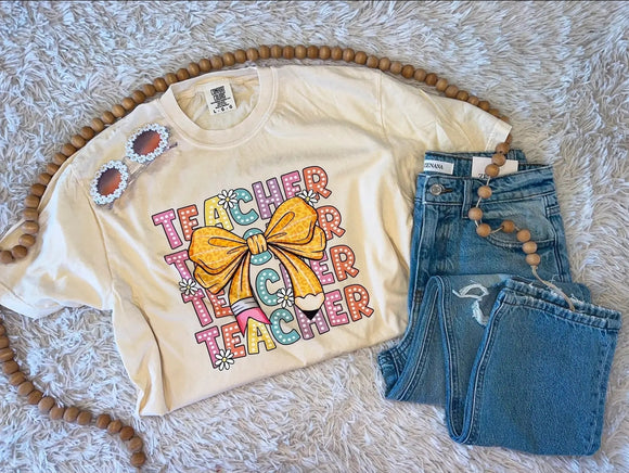 Teacher Tee Graphic Tee BlueSkyeBoutique   BlueSkyeBoutique