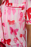 Bow Romance Ruffle Pajama Set