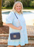 Cecilia Handbag Woven-Navy Purses BlueSkyeBoutique   BlueSkyeBoutique
