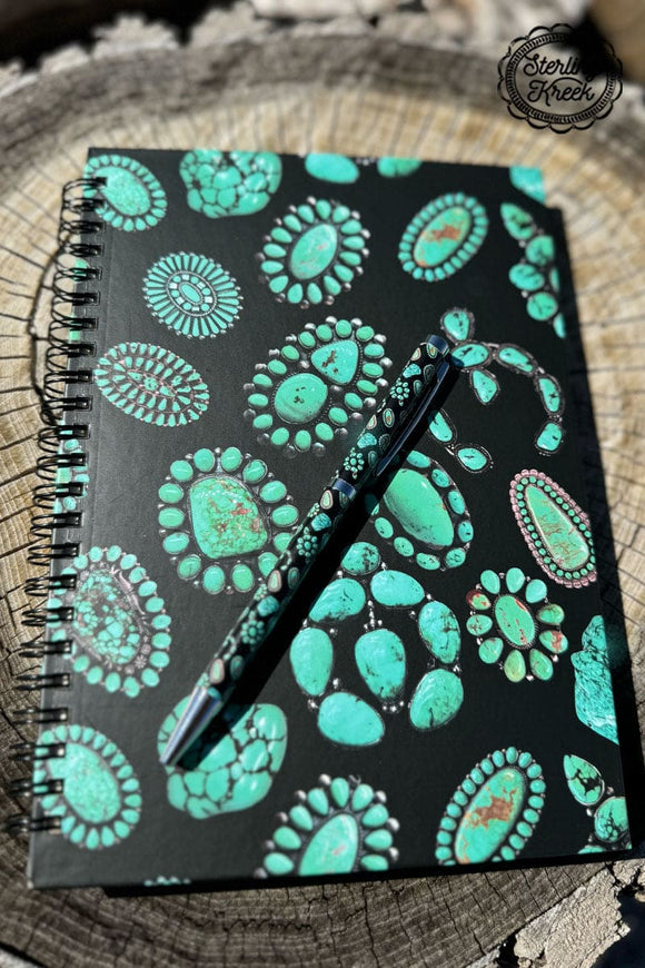 FOREVER IN TURQUOISE NOTEBOOK Gift BlueSkyeBoutique   BlueSkyeBoutique