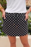 After Dark Polka Dot Skort Bottoms BlueSkyeBoutique   BlueSkyeBoutique