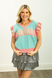 Glitter "Merry" Sweater Vest Shirts & Tops BlueSkyeBoutique   BlueSkyeBoutique