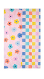 Quick Dry Beach Towel Gift BlueSkyeBoutique 34.50 Flowers-Check BlueSkyeBoutique