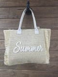 SUMMER Straw Tote tote BlueSkyeBoutique   BlueSkyeBoutique
