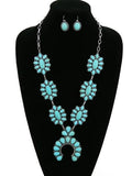 Western Statement Necklace Set- Other Colors BlueSkyeBoutique