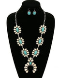 Western Statement Necklace Set- Other Colors BlueSkyeBoutique