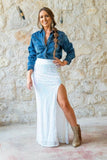 Kelley White Skirt BlueSkyeBoutique