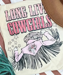 Long Live Cowgirls Tee BlueSkyeBoutique