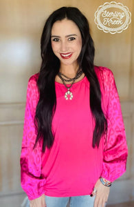 PRETTY IN PINK TOP BlueSkyeBoutique