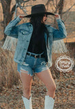 RHINESTONE RODEO DENIM JACKET BlueSkyeBoutique