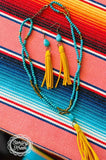 YELLOW TAIL NECKLACE BlueSkyeBoutique