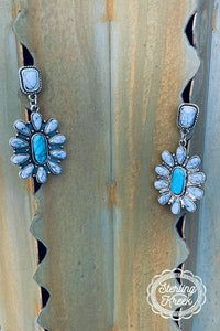 White Buffalo Earrings BlueSkyeBoutique