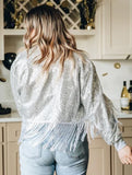 Dancing Queen Shimmer Jacket BlueSkyeBoutique